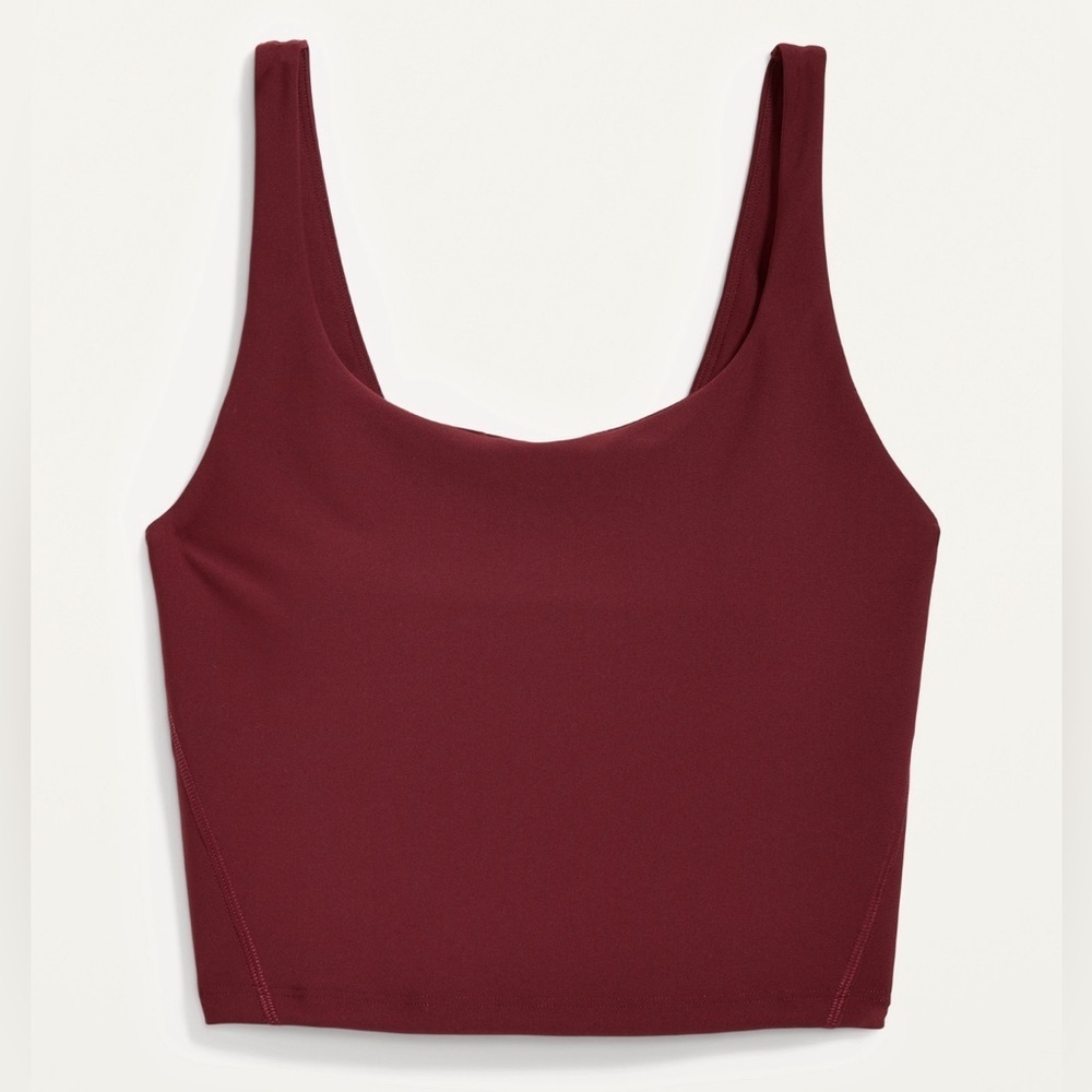 NWT! Old Navy Royal Velvet Light Support PowerSoft Longline Sports Bra 🕶️ - Picture 4 of 11